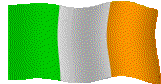 Irish Flag waving